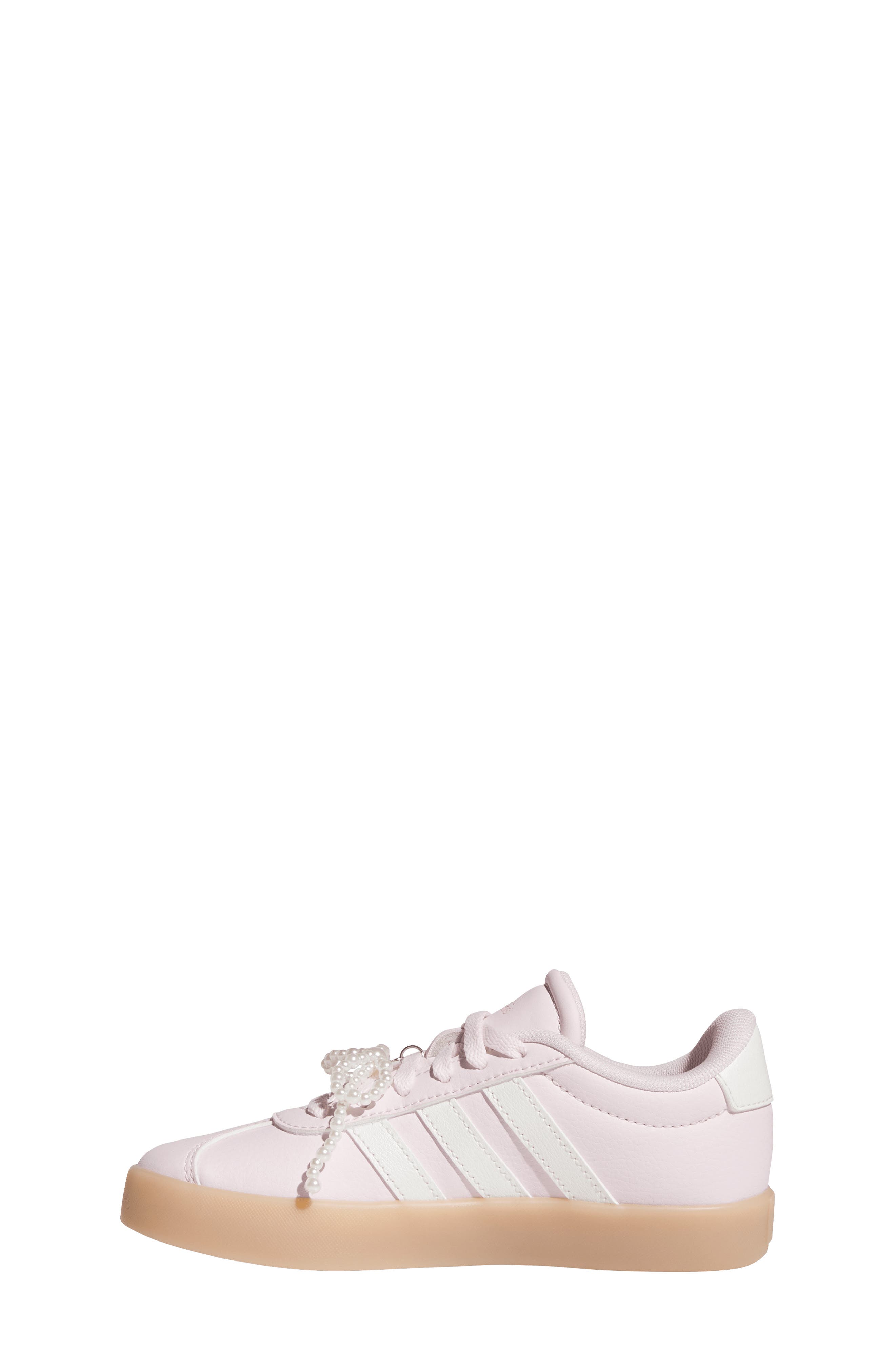 adidas Kids' VL Court 3.0 Sneaker, Alternate, color, Distilled Pink/ Clear Pink