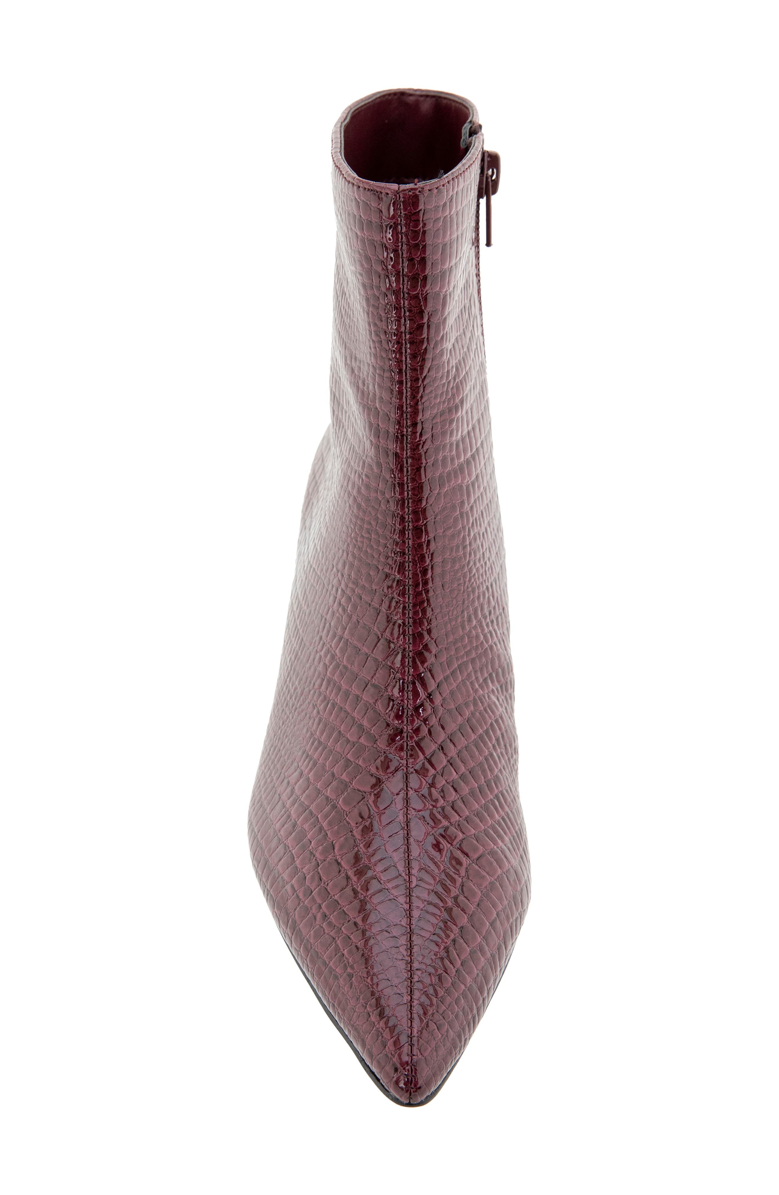 Zera Pointed Toe Bootie, Alternate, color, BURGUNDY