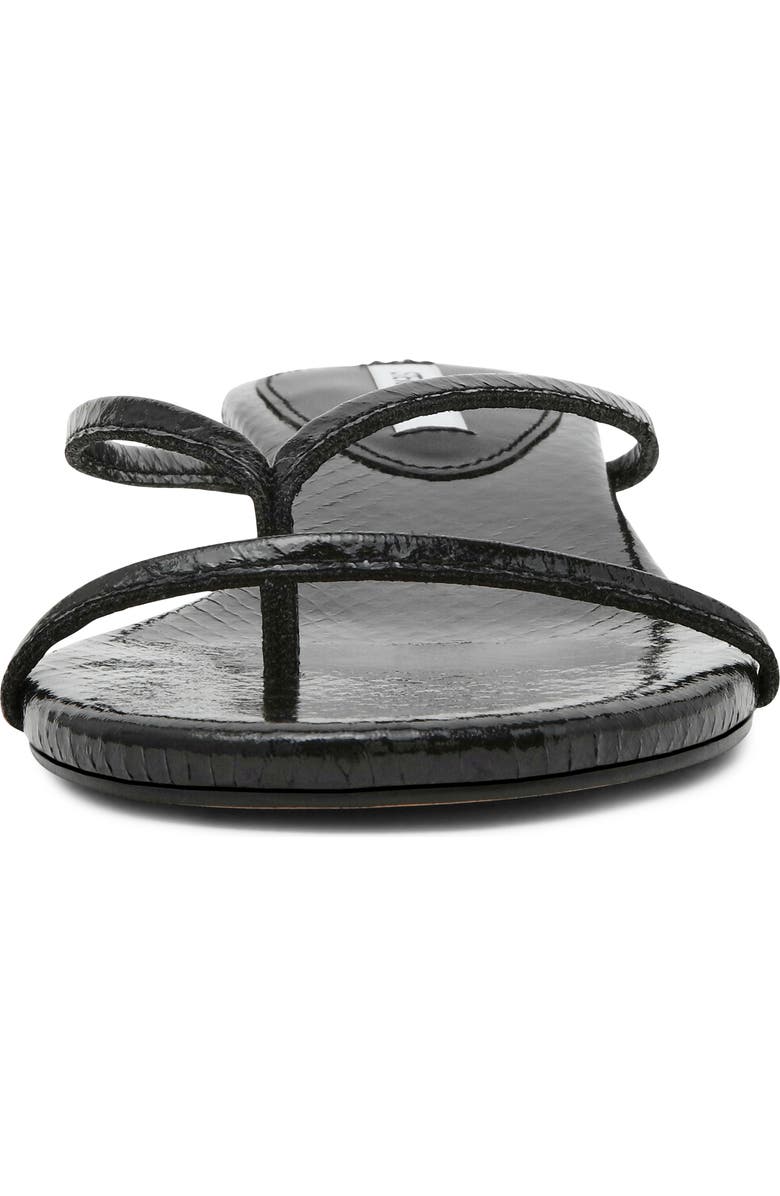 Steve Madden Terry Kitten Heel Flip Flop, Alternate, color, Black Snake