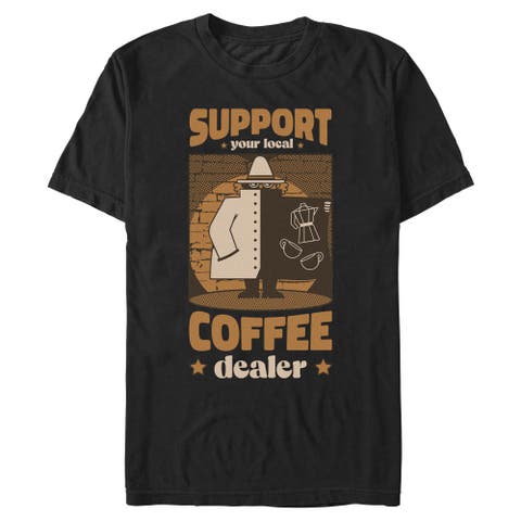 Men's Lost Gods Local Coffee Dealer  Graphic T-Shirt