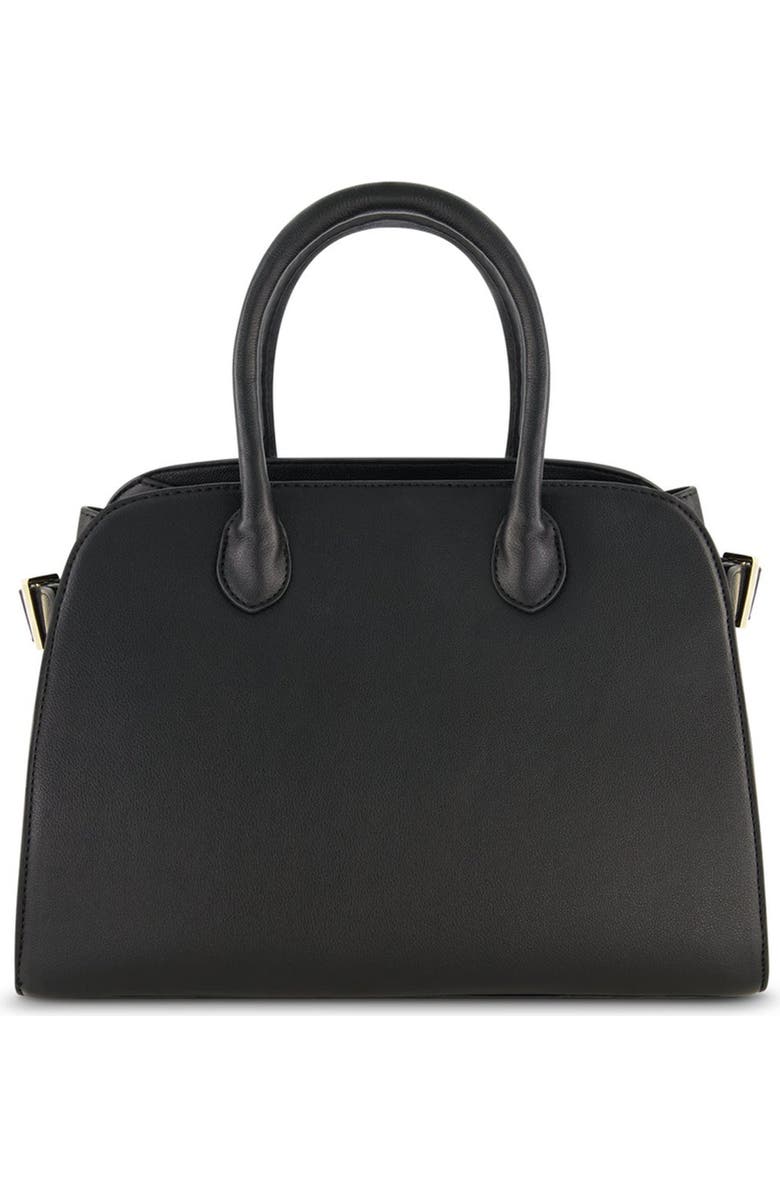 The Noli Shop Margo Leather Bag, Alternate, color, Black