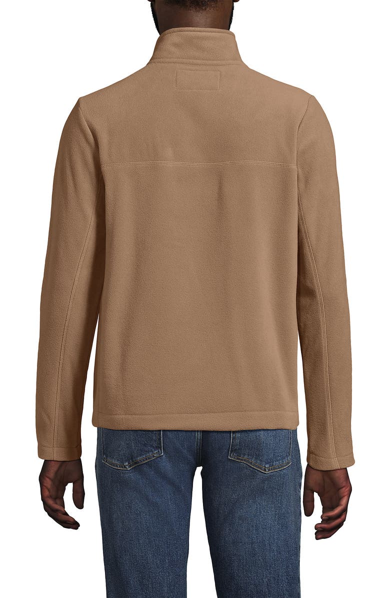 Lands' End Anyweather Fleece Quarter Zip Pullover, Alternate, color, Honey Beige