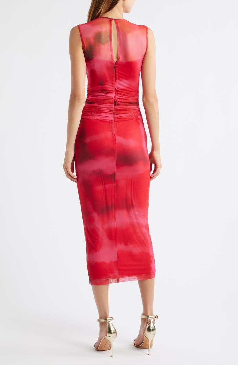 Amanda Uprichard Lyle Sleeveless Maxi Dress, Alternate, color, Abyss Print