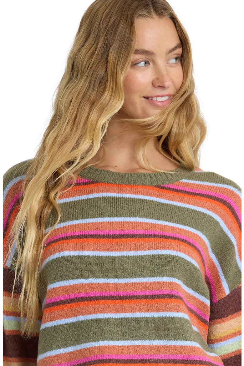 Red Rocks Crew Sweater, Alternate, color, CANTEEN