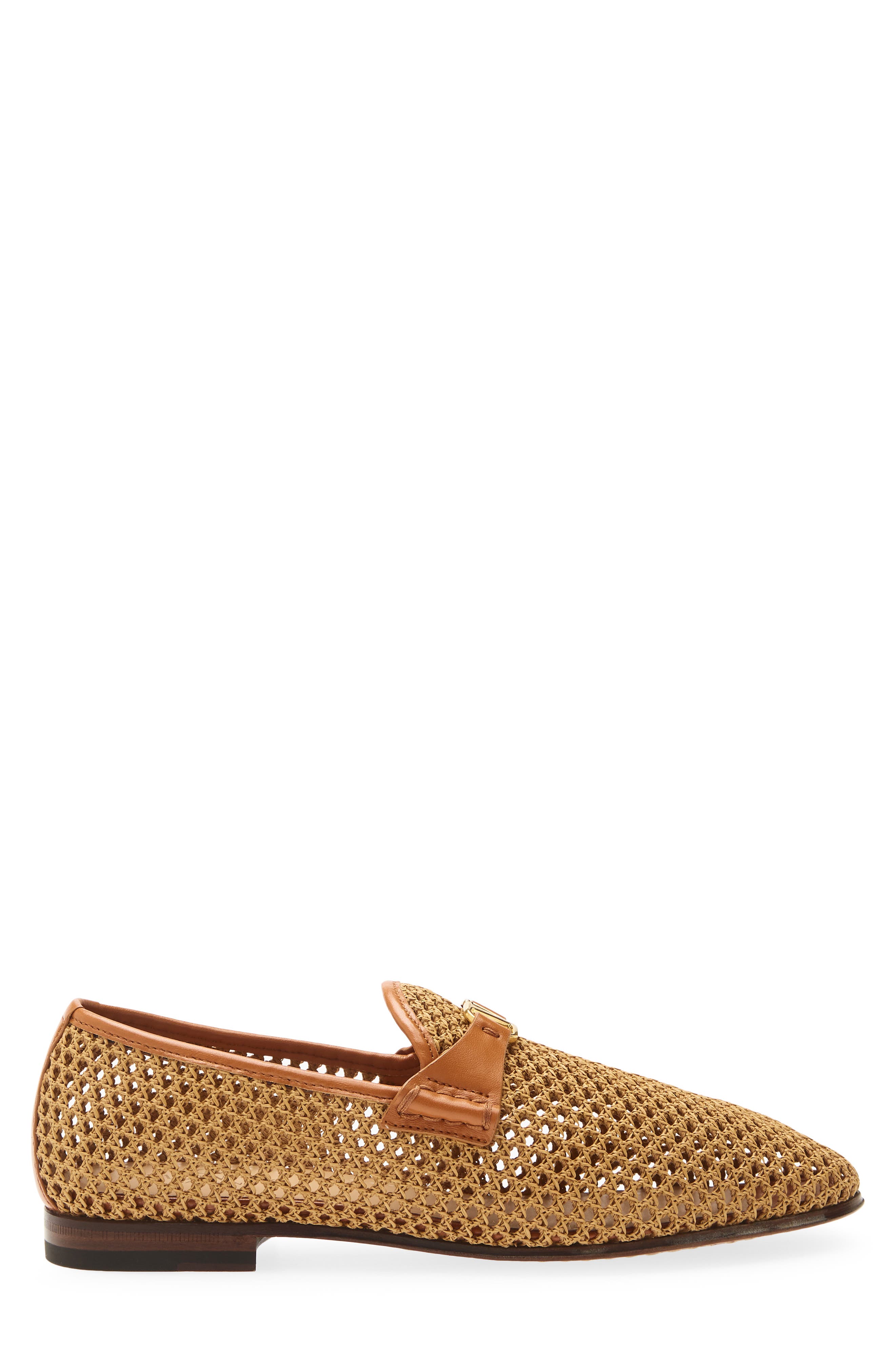 Wolfe Woven Raffia Loafer, Alternate, color, BEIGE