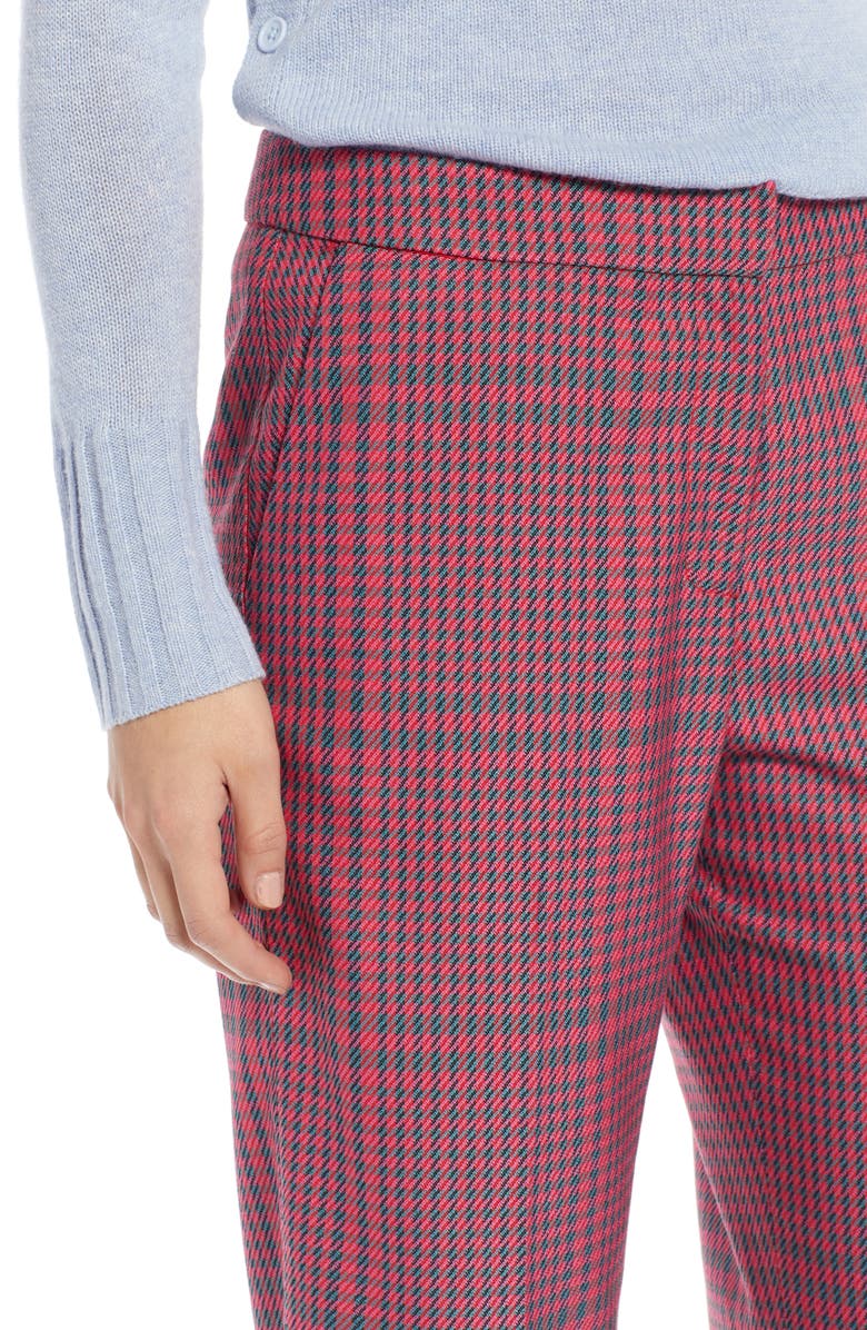 1901 Straight Leg Plaid Pants, Alternate, color,