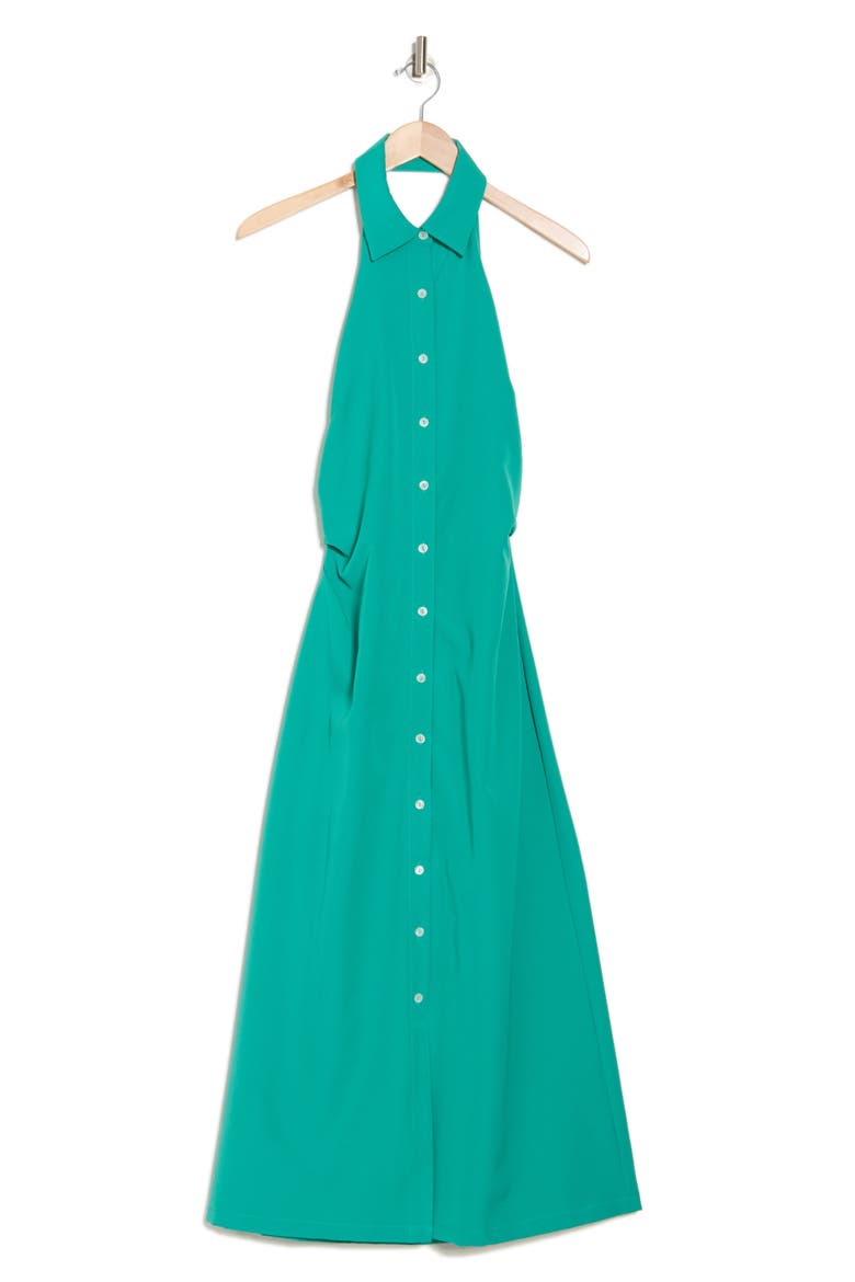 Dreia Halter Shirtdress, Alternate, color, GREEN