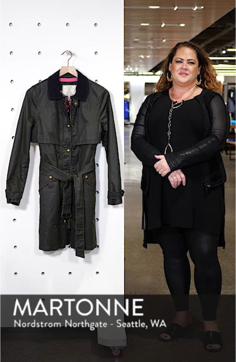 Waxed Trench Coat, sales video thumbnail