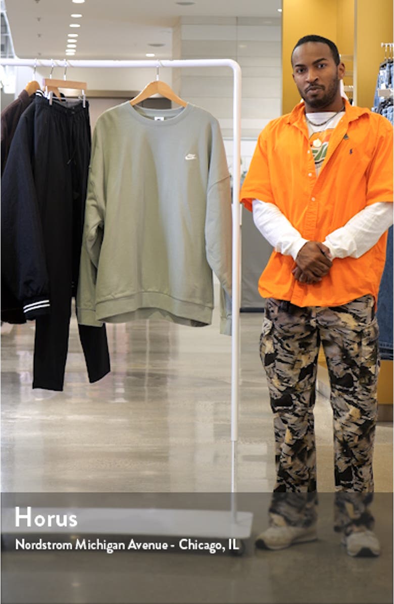 Club Fleece Oversize Crewneck Sweatshirt, sales video thumbnail