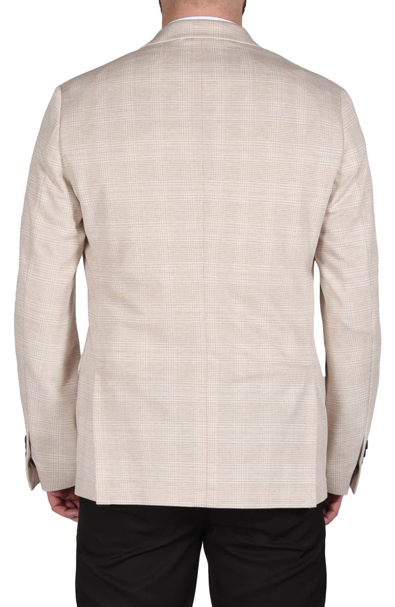 CRICKETEER Plaid Knit Sport Coat, Alternate, color, Tan