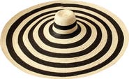 BRUNNA.CO The Solana Oversized Striped Straw Hat