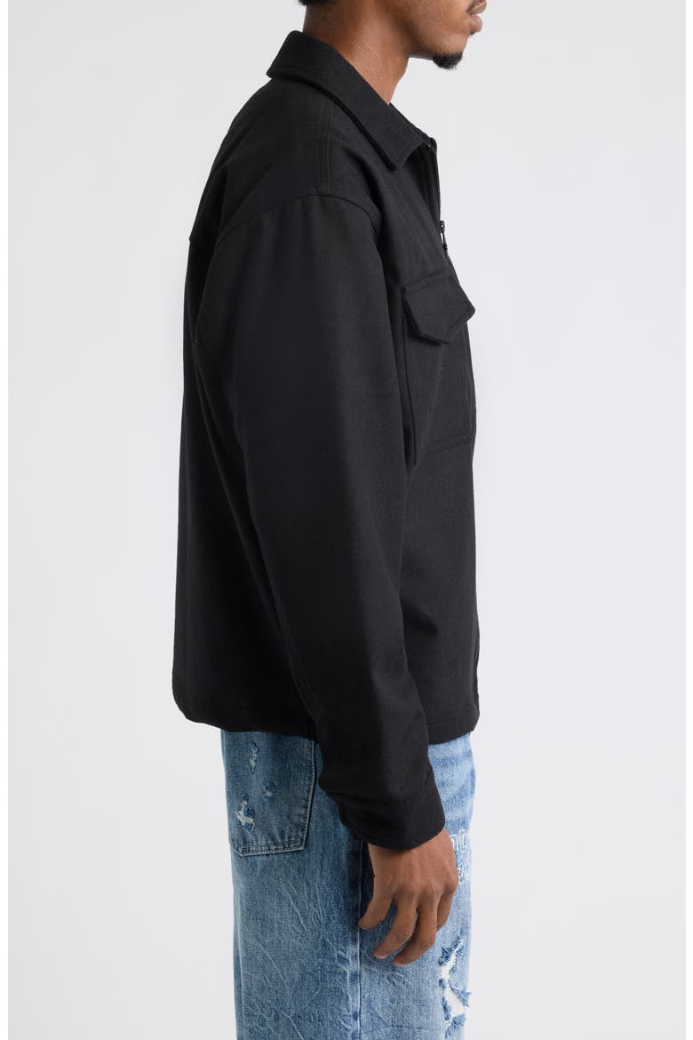 Amalfi Wool Jacket, Alternate, color, BLACK