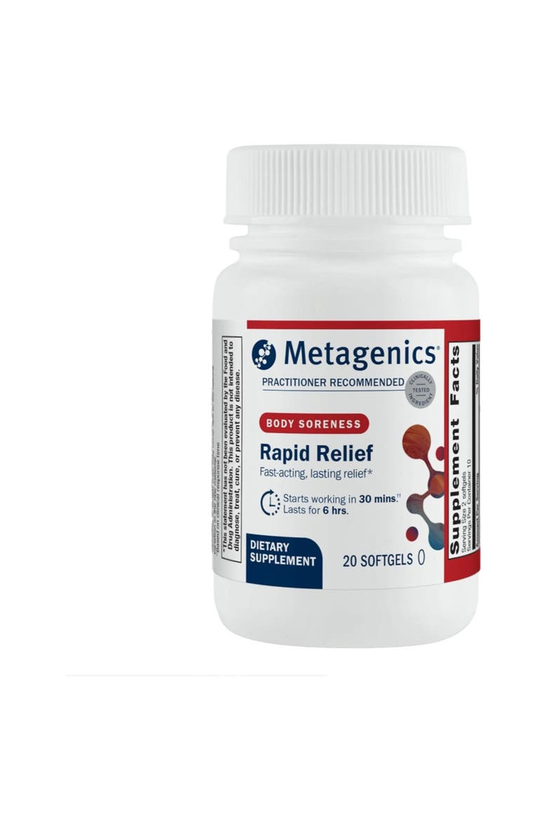 Rapid Relief Herbal Softgel Supplement 20 Softgels, Main, color, None