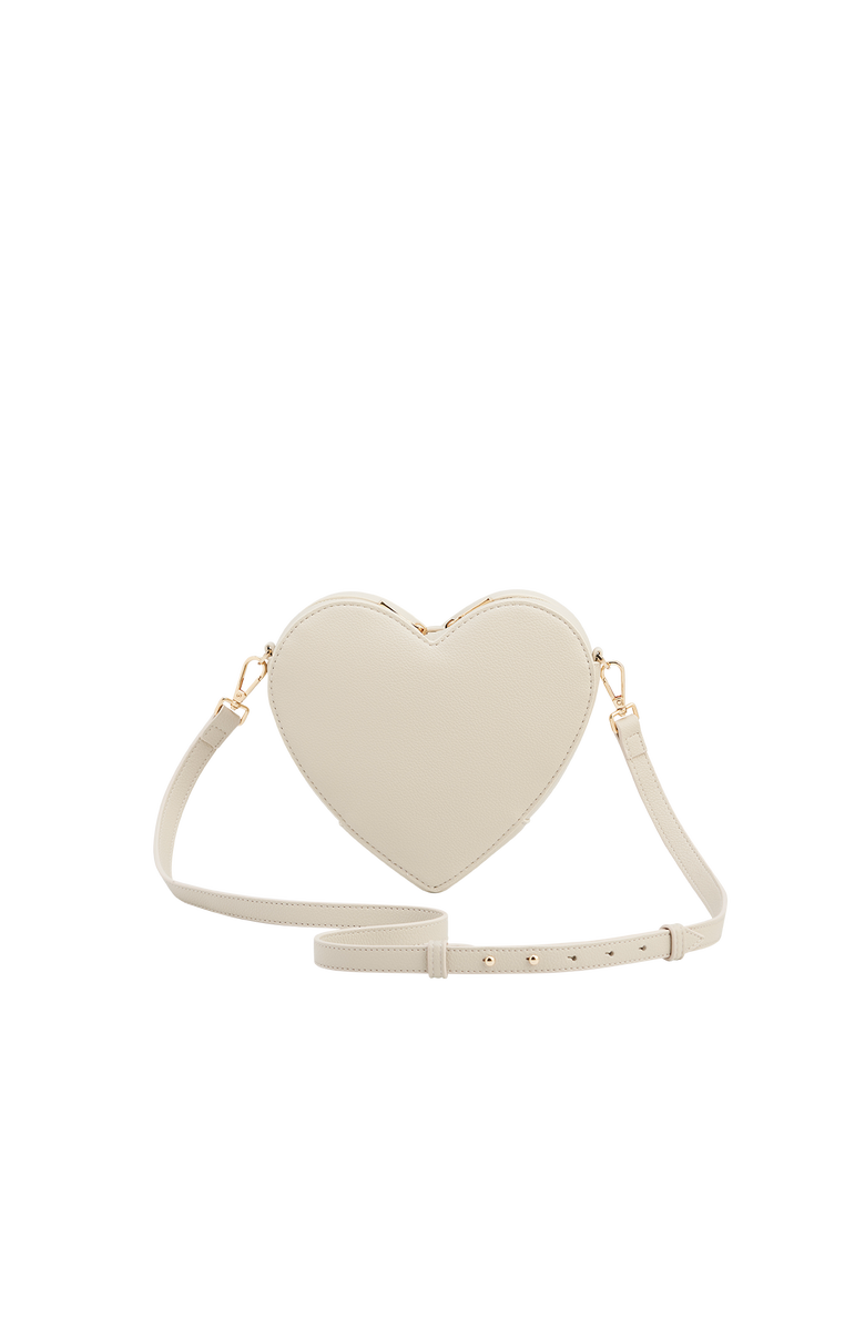 Fable England Penelope Heart Crossbody Purse, Main, color, Stone