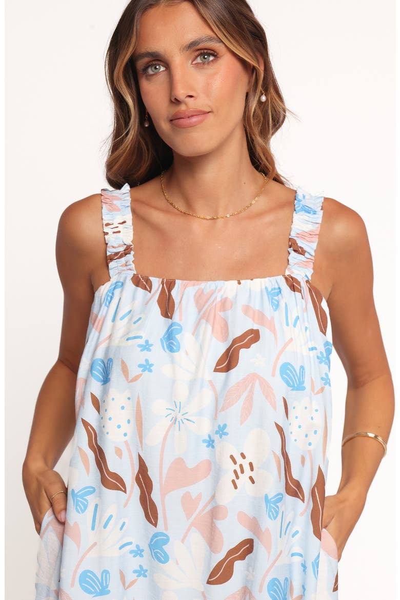 Sanders Maxi Sundress, Alternate, color, BLUE FLORAL