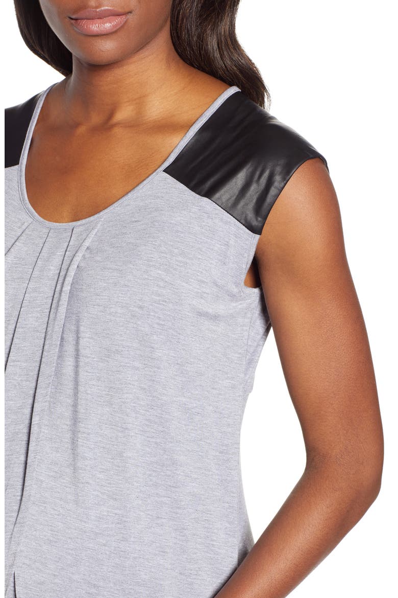 Petal Maternity/Nursing Top, Alternate, color, GREY