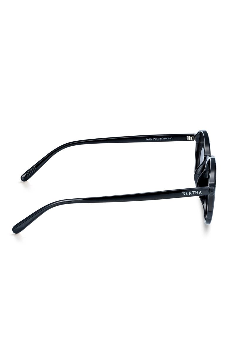 BERTHA Paris Ladies Polarized Sunglasses, Alternate, color, Black/Black