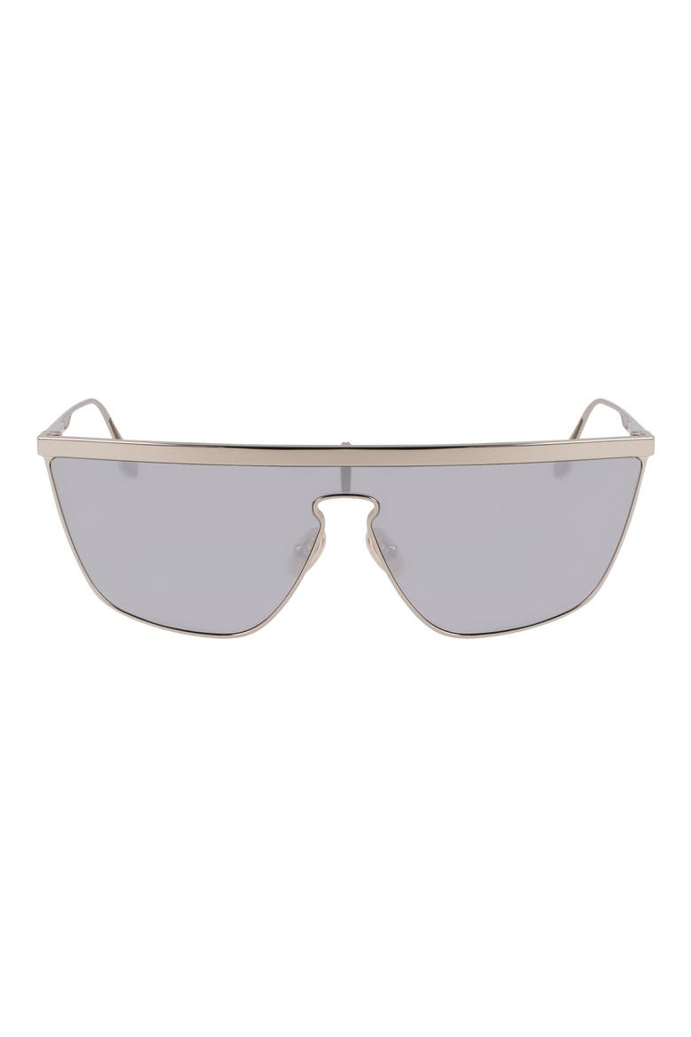 59mm Shield Sunglasses, Main, color, SILVER MIRROR