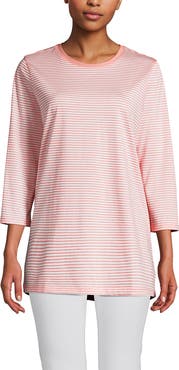 Lands' End 3/4 Sleeve Cotton Supima Tunic