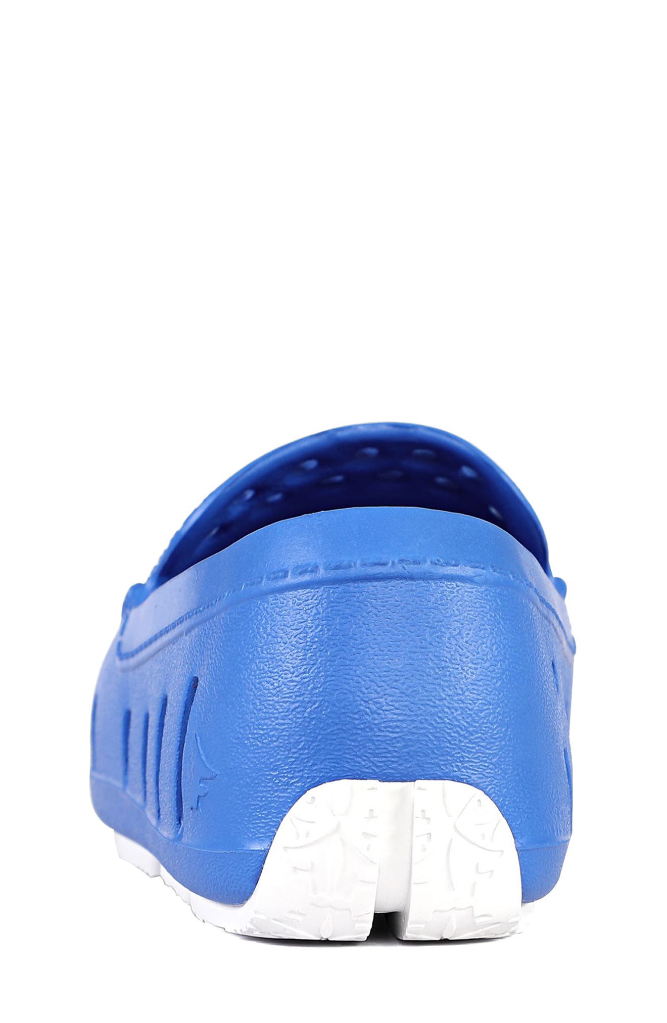 FLOAFERS Kids' Prodigy Waterproof Driver Loafer, Alternate, color, Bright Blue/Bright White