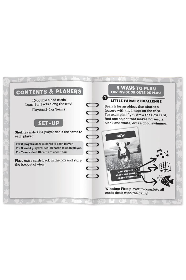 Old MacDonald Scavenger Hunt Card Game, Alternate, color, Multicolor