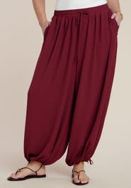 ELOQUII Drawstring Balloon Pant