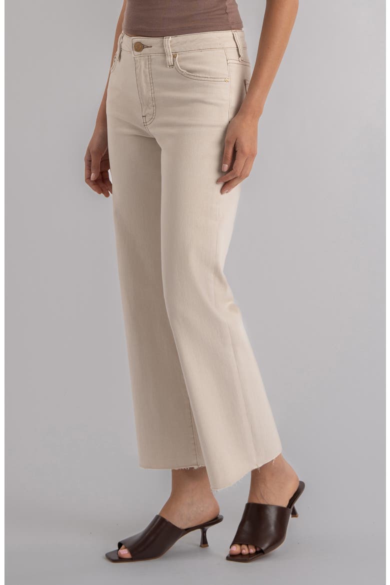 High Rise Wide Leg Jeans, Alternate, color, ECRU