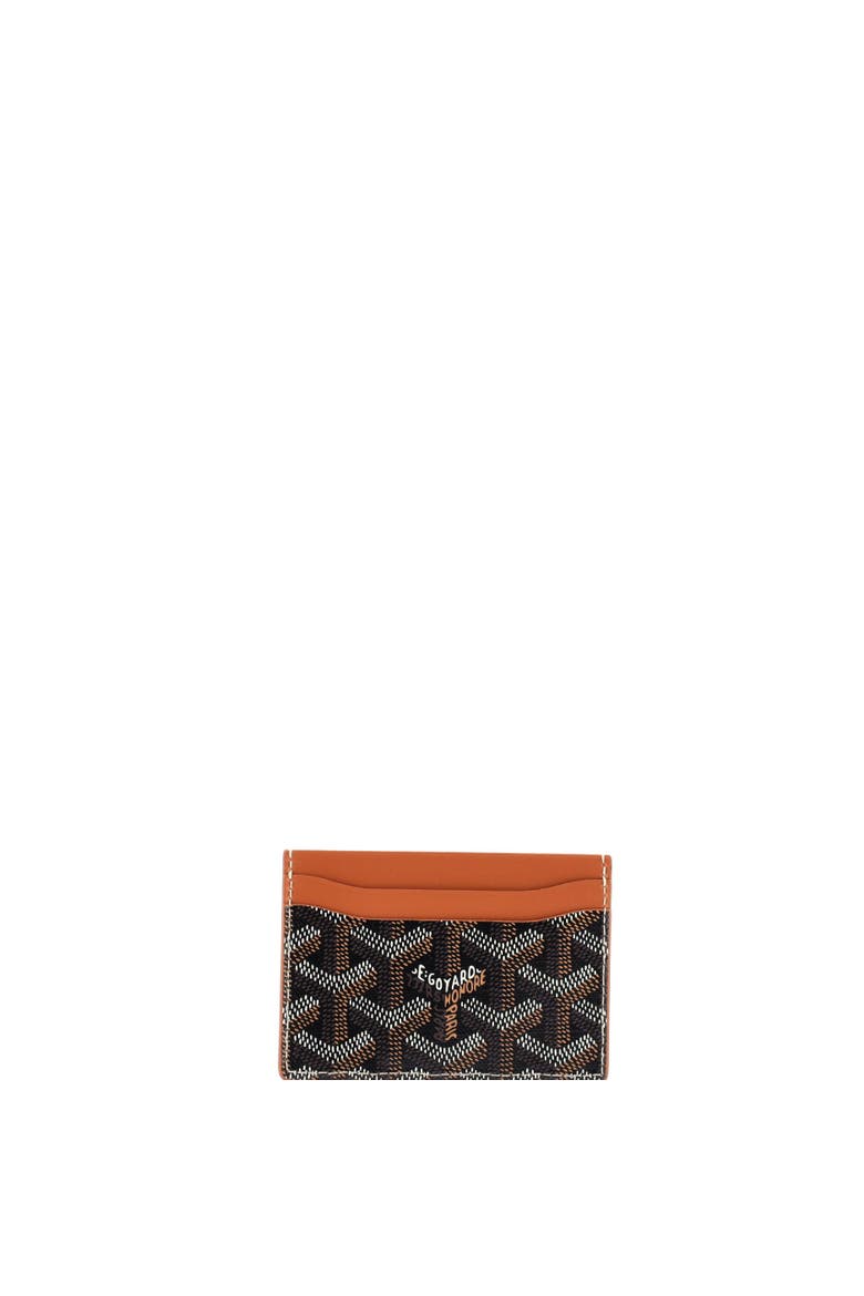 Saint Sulpice Card Holder Coated Canvas, Alternate, color, Black