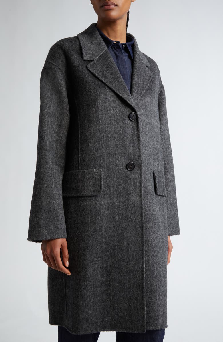 Max Mara John Virgin Wool Blend Coat, Alternate, color,