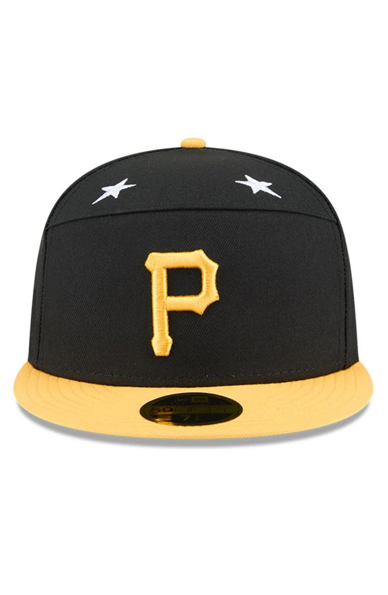 New Era Men's New Era Black/Gold  Pittsburgh Pirates 2025 MLB All-Star Game Side Patch 59FIFTY Fitted Hat, Alternate, color, 