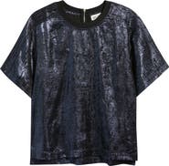 CITY BLUES Foil Print T-Shirt