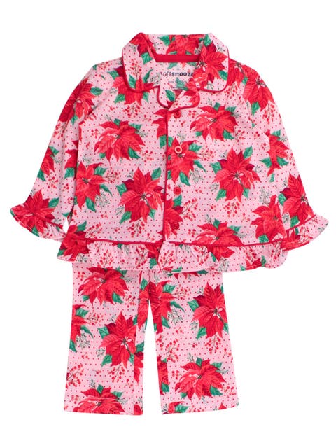 Holiday Ruffle Flare Pajama Set