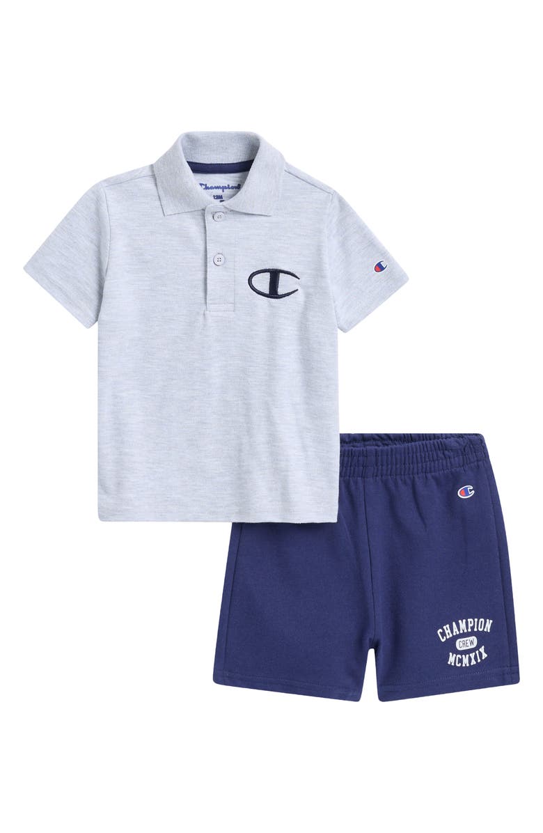 Champion Pique Polo & Shorts Set, Main, color,
