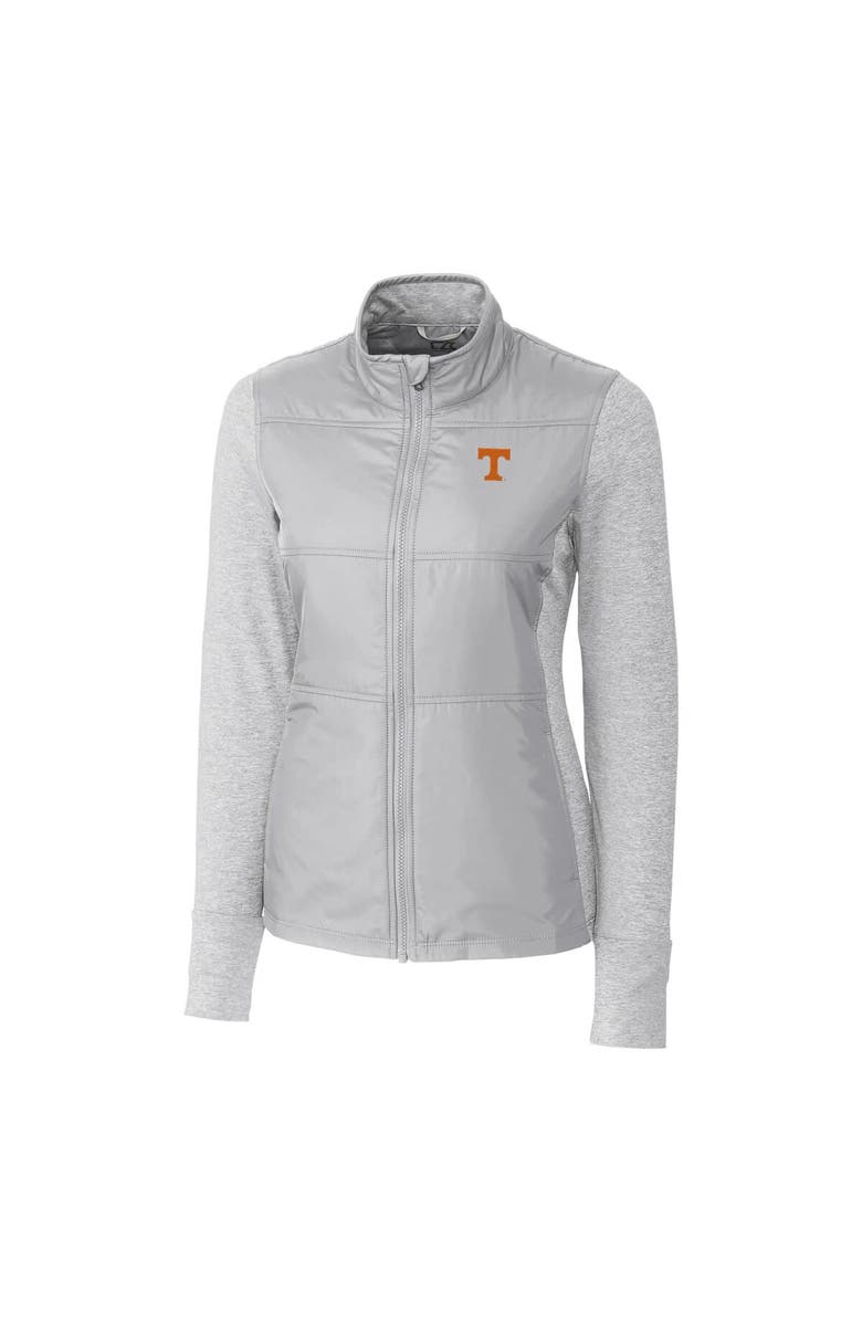 Cutter & Buck Women's Cutter & Buck Gray Tennessee Volunteers Stealth Full-Zip Jacket, Main, color, 