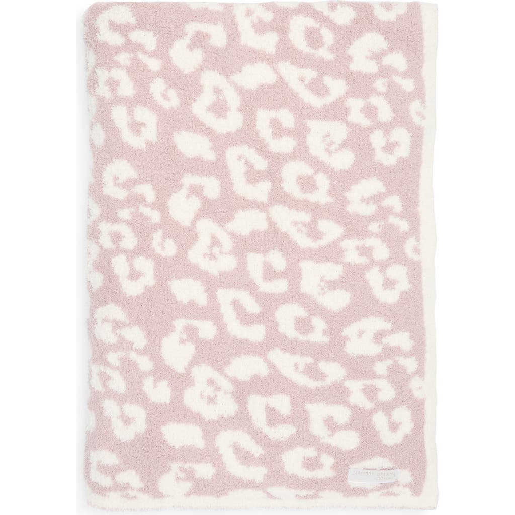 Barefoot Dreams ® Cozychic® Leopard Print Throw Blanket In Pink