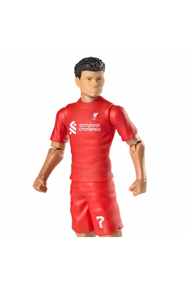 Banbo Toys SOCKERS Liverpool F.C. Luis Díaz 8" Collectible Soccer Action Figure, Alternate, color, Red