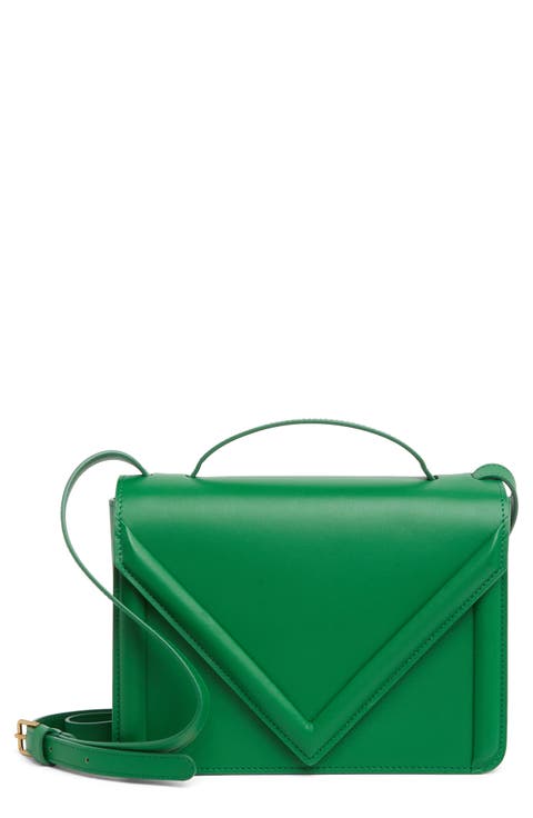 M Frame Leather Shoulder Bag