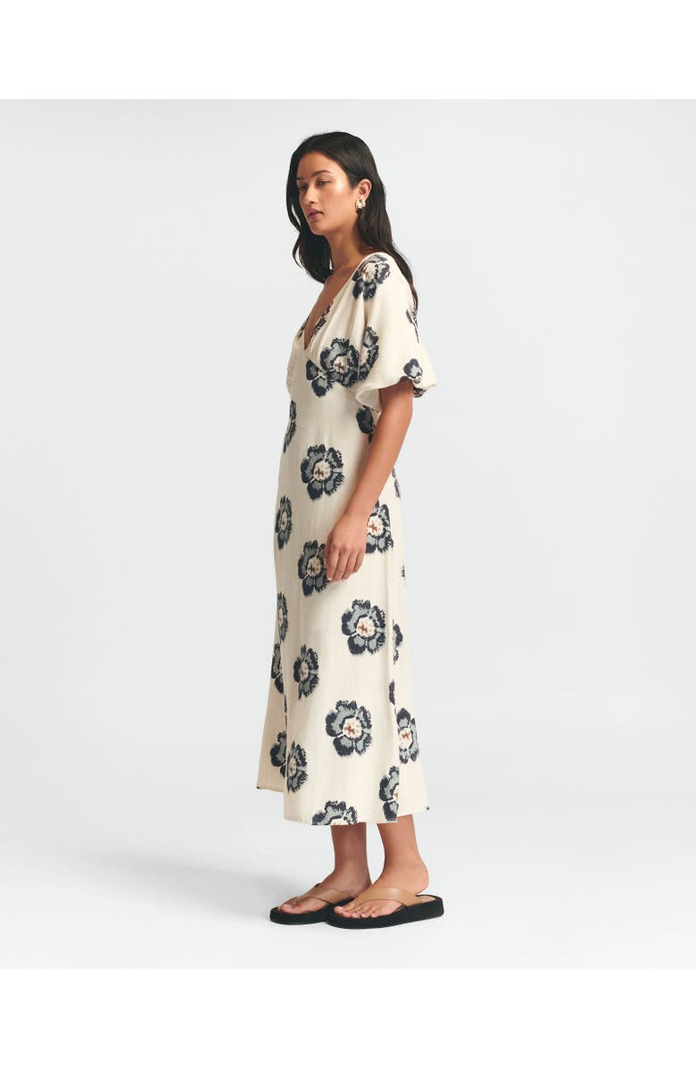 ST MRLO Palm Midi Dress, Alternate, color, 