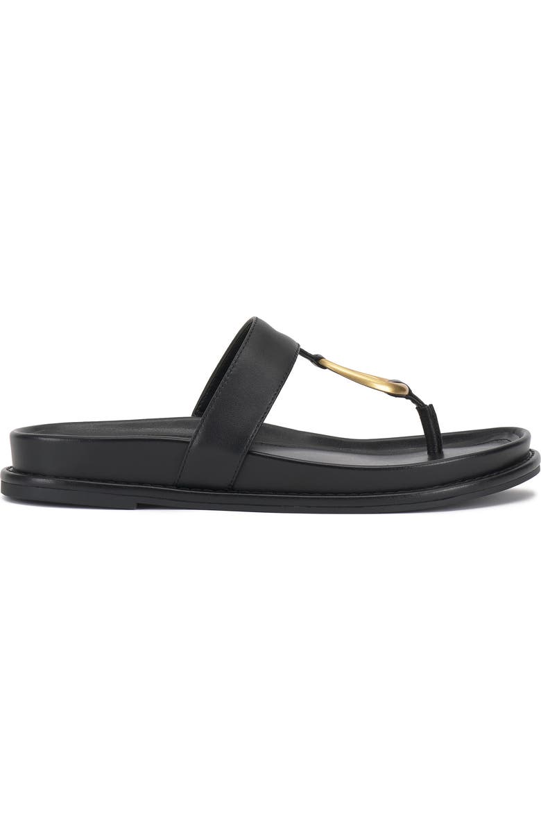 Vince Camuto Genri Flip Flop, Alternate, color, Black Deluxe Nappa Le