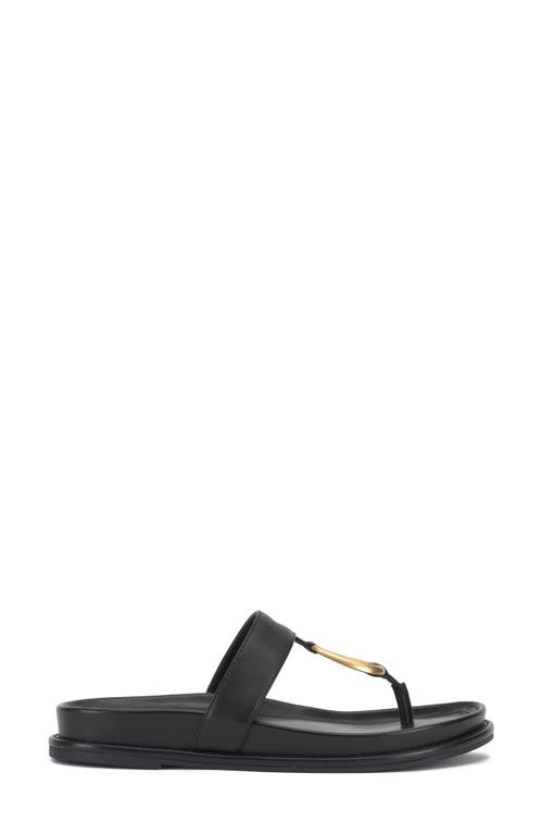 Vince Camuto Genri Flip Flop In Black