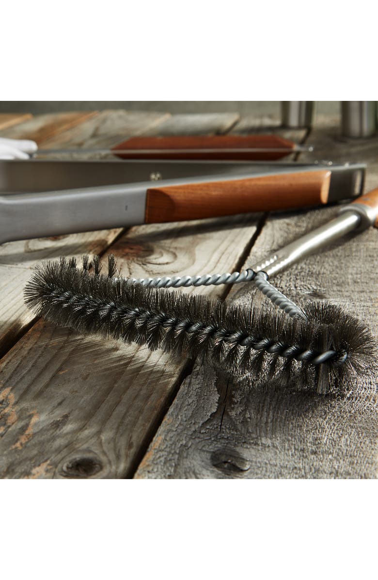 BergHOFF 16-Inch Barbecue Brush with Wood Handle, Alternate, color, Brown