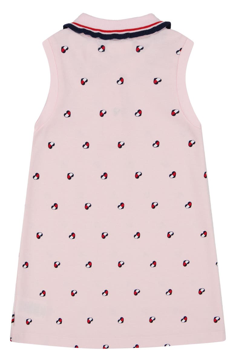 Tommy Hilfiger Heart Logo Piqué Polo Dress, Alternate, color, Pink