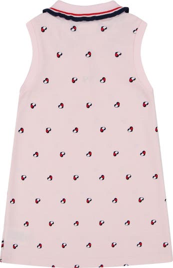 Heart Logo Piqué Polo Dress