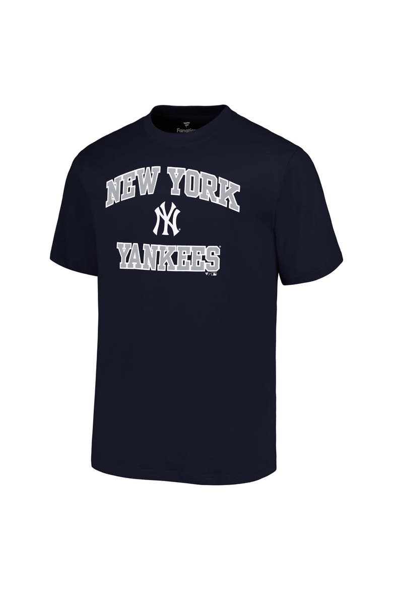 Men's Profile Navy New York Yankees Big & Tall Heart & Soul T-Shirt, Alternate, color, Navy