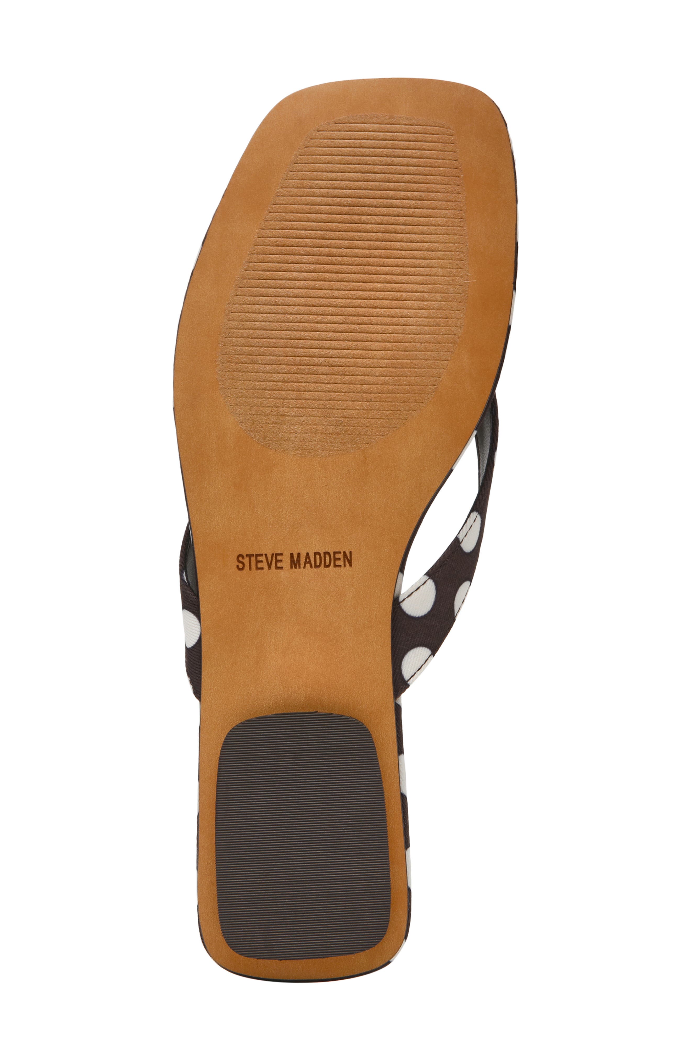 Steve Madden Trella Flip Flop, Alternate, color, Black/ White