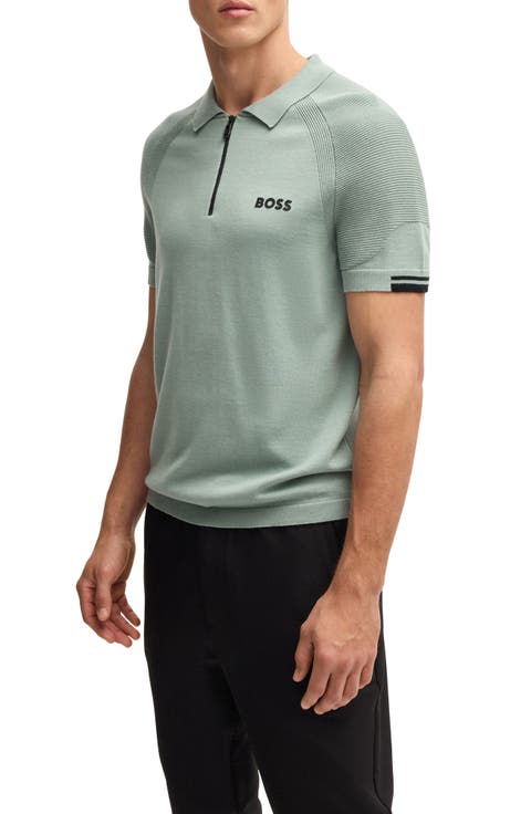 Perform-Max Quarter-Zip Polo Sweater