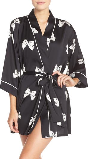 Kate Spade Robe ZDNU KATE SPADE kate spade new york print charmeuse robe | Nordstrom
