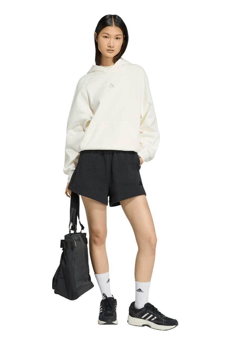 3-Stripes Hoodie, Alternate, color, OFF WHITE/ OFF WHITE