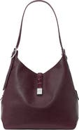 Kate Spade New York Deco Croc Embossed and Pebbled Leather Shoulder Bag