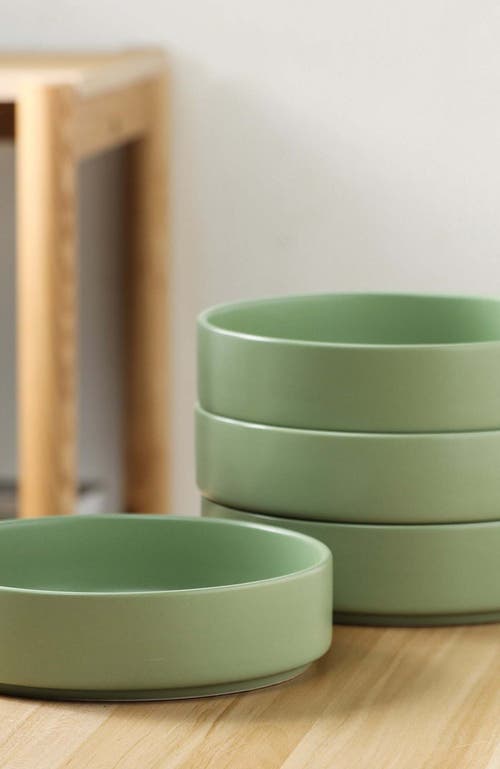 Stone Lain Stella Porcelain 6-piece Pasta Bowl Set In Neutral